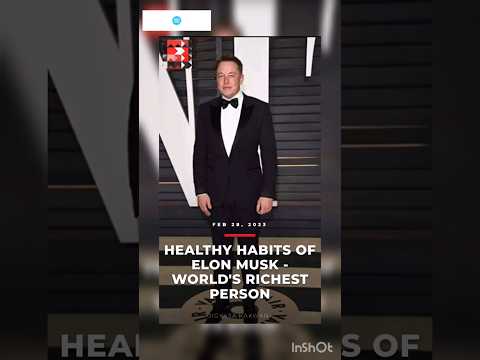 Healthy Habits Of Elon Musk #youtube #healthylifestyle #viralshort @ElonMusk-FanZone @healthtime6469