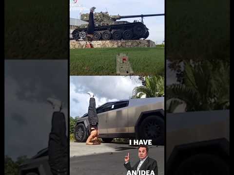 Tank vs truck @ElonMusk-FanZone@WarnerBrosPictures #biggboss  #video #subscribe #learning