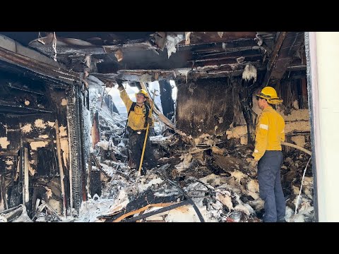 EXCLUSIVE: Scenes from LA Fire Aftermath, Ongoing Battles & Interviews