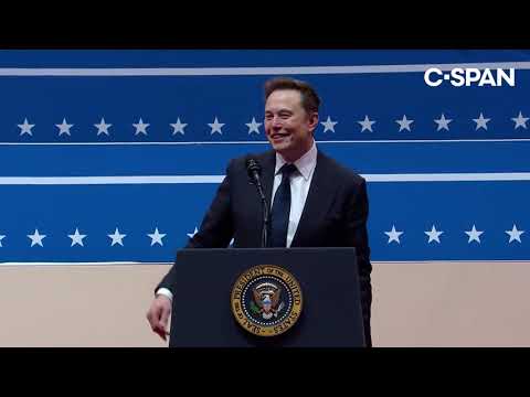 @ElonMusk-FanZone @ElonMusk-FanZone  at @DonaldJTrumpforPresident inauguration ceremony