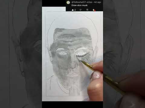 Drawing famous people till I make it! @ElonMusk-FanZone #elonmusk  #art #famousartist #artandcraft
