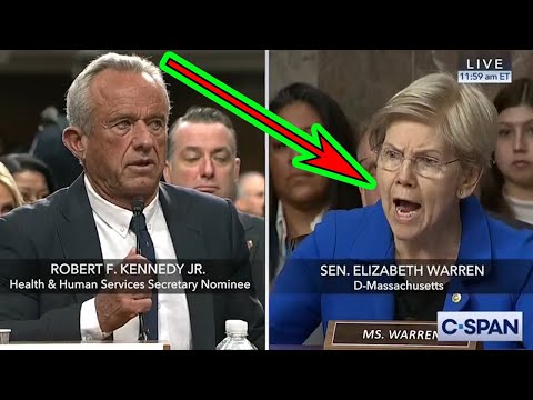 RFK Jr. vs Elizabeth Warren | TENSE CLASH at Confirmation Hearing – [FULL EXCHANGE]