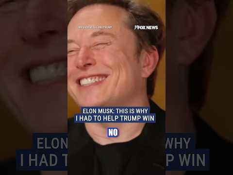 Elon Musk says it was 'essential' for Trump to win in 2024 #elonmusk #news #doge #foxnews #trump