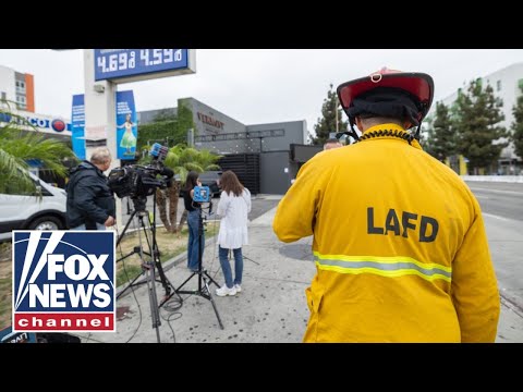 Driver intentionally plowed through crowd outside nightclub, LAPD says
