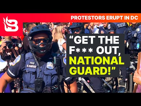 "FREE DC!" – Protesters HARASS National Guard in DC | Exclusive Footage