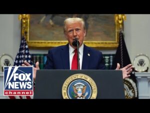 Trump makes announcement from the Oval Office.