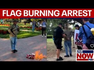 Flag burning: Army veteran arrested outside White House