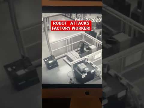Robot Attacks Factory Worker! #vfx