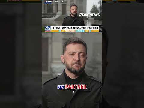 'DIFFICULT DECISION': Zelenskyy voices concern over Trump's peace deal with Russia #foxnews #us #fox