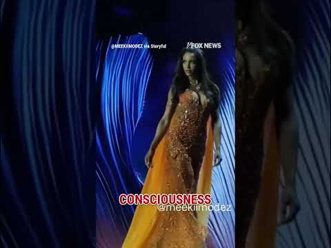 Miss Universe contestant suffering SERIOUS injuries after shock fall #shorts #us #news #foxnews