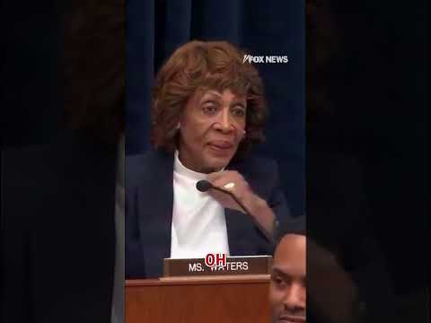 Rep. Maxine Waters tells Bessent to 'SHUT UP' #foxnews #news #us #fox