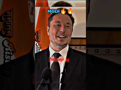Elon Musk:- I am fan of Modi 🥰💙 @NarendraModi @ElonMusk-FanZone #shorts#shortsfeed #modi