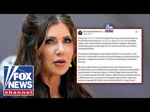 WATCH: Kristi Noem reacts after being fired