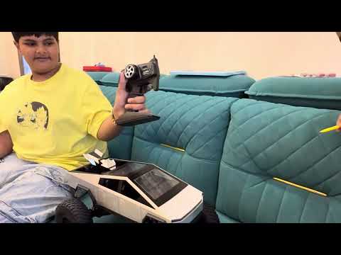 Unboxing My new tesla RC car # my new toy @ElonMusk-FanZone