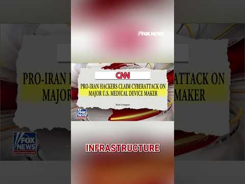 Pro-Iran hackers target medical device company in cyberattack #shorts #us #foxnews #iran