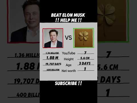 BEAT ELON MUSK !! DAY 3 !! #shorts #challenge #luckyleaf @ElonMusk-FanZone