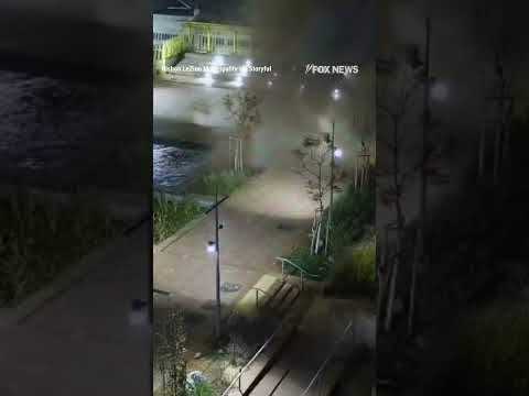 SEE IT: Schoolyard explosion caught on camera in Israel #shorts #iran #us #israel #news #foxnews