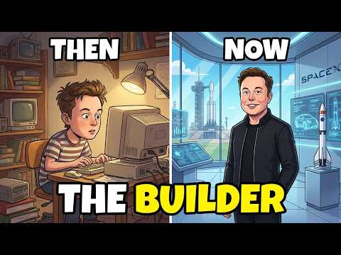 Elon Musk Builder of the Future #elonmusk #spacex #space #tesla #ev #facts #kidsstory #kids #movie