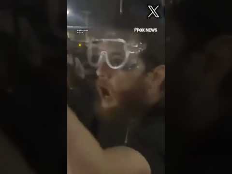 BREAKING: Rioter ARRESTED after threatening to ICE agents and their families #shorts #ICE #US