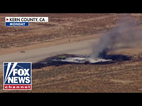 'UNSURVIVABLE': B-52 bomber crashes after takeoff on US Air Force base in California