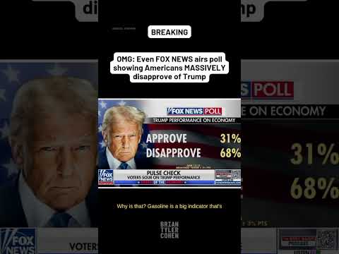 OMG: Even FOX NEWS airs poll showing Americans MASSIVELY disapprove of Trump