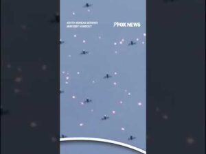 South Korea tests defenses against simulated drone SWARM ATTACK #shorts #us #news #foxnews