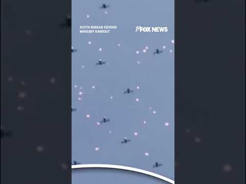 South Korea tests defenses against simulated drone SWARM ATTACK #shorts #us #news #foxnews