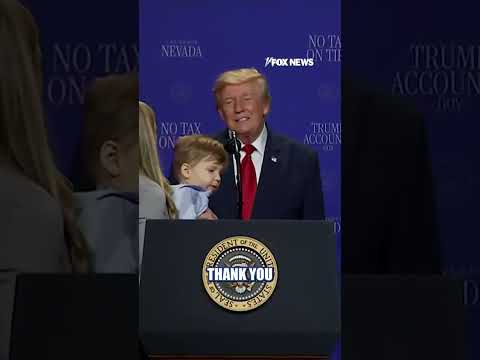 WATCH: Boy thanks President Trump for Trump Account #shorts #foxnews #news #us