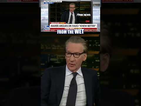 Bill Maher CALLS OUT Fauci for dodging COVID origin questions #shorts #us #news #foxnews