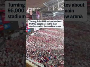 Elon Musk posts video of packed stadium for Charlie Kirk memorial
