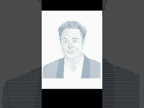 I typedrew @ElonMusk-FanZone #art #asciiart #holytheartist #elonmusk #smallartist #portrait