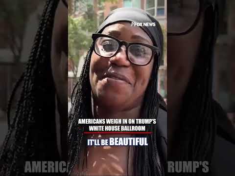 Americans give their takes on White House ballroom construction #shorts #fox #media #breaking