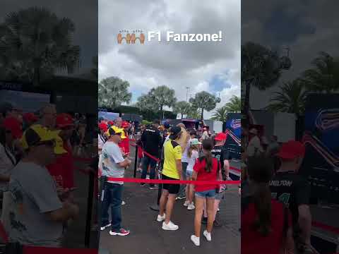 Fanzone love! Hands up! #shorts #f1 #formula1 #racing #miamigp