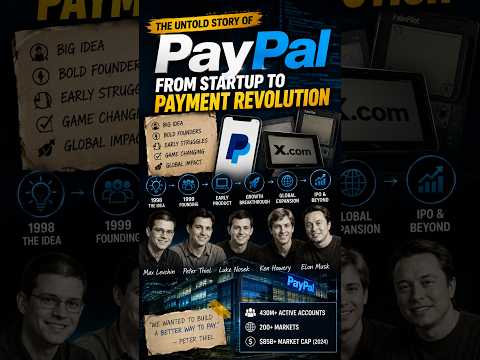 The Crazy Story Behind PayPal |  #businessnews #entrepreneurship @ElonMusk-FanZone @elonmusk