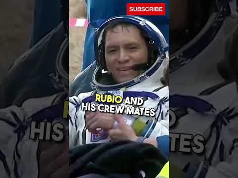 Record Setting Astronaut Frank Rubio Returns To Earth @ElonMusk-FanZone @SpaceVideosHD #nasa #space