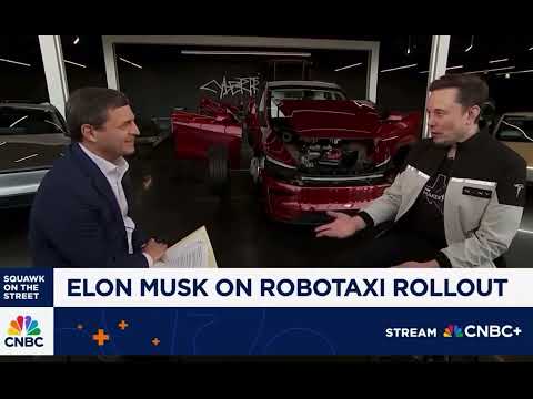 EXClUSIVE: ELON MUSK ON ROBOTAXI ROLLOUT (THE FIRST INTRODUCTION OF UNSUPERVISED, FULL SELF DRIVING)