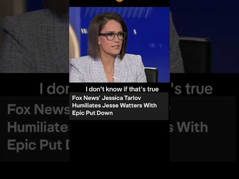 Jessica Tarlov humiliates Jesse Watters #foxnews #jessewatters #funny #fafo #fdt #maga #politics