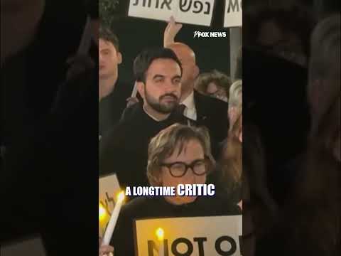 WATCH: Mamdani HECKLED by anti-Israel protesters #shorts