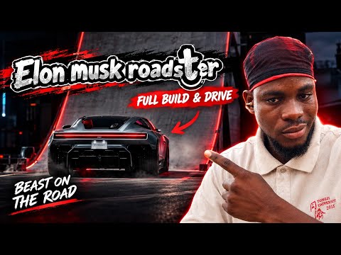 Tesla roadster flick like a monster 💀🫢@ElonMusk-FanZone #tesla