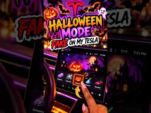 NO HALLOWEEN 🎃 MODE 🤬 #public #tesla #halloweenmode #explore  @ElonMusk-FanZone pls send update