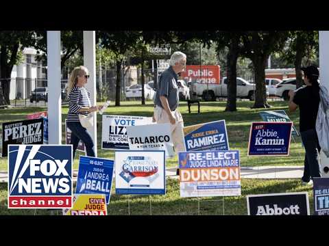 Texas early voting SURGES amid tight Senate, governor races